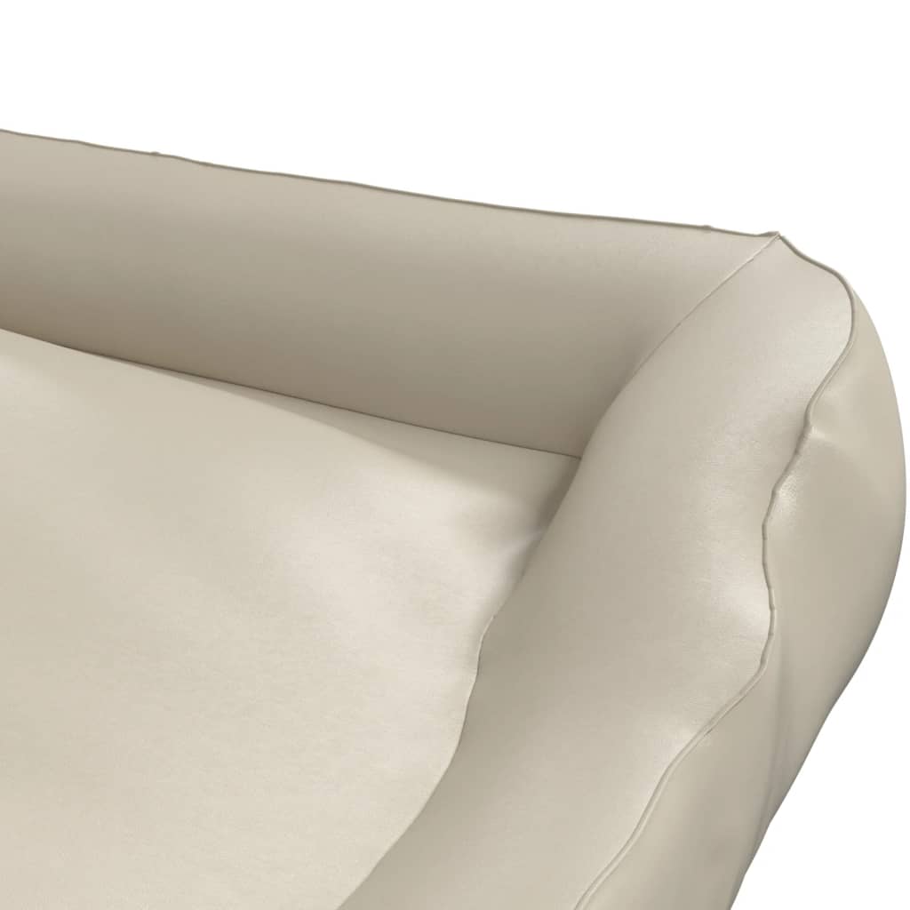 Cuccia per Cani Beige 80x68x23 cm in Similpelle