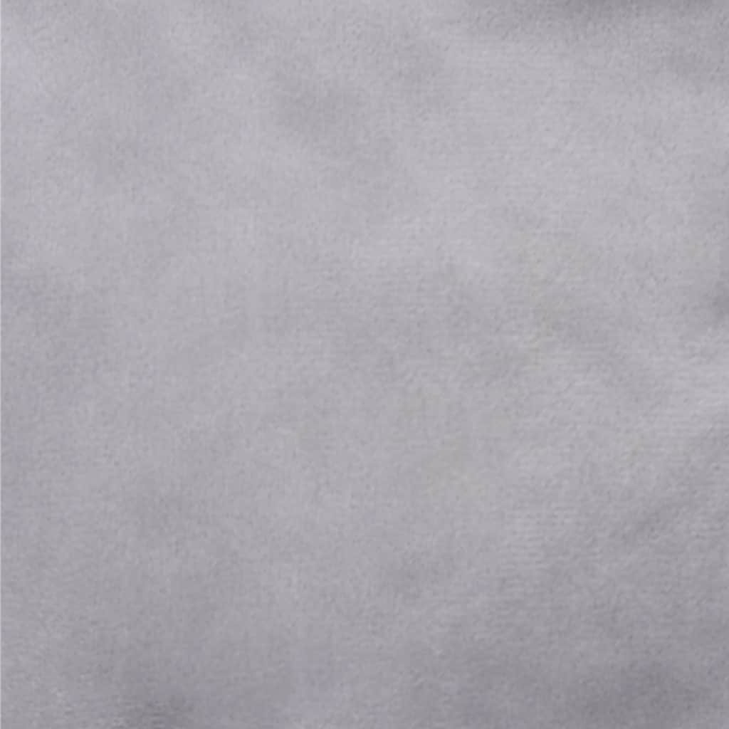 Lettino per Cani Nero e Grigio 69x59x19 cm Peluche e Similpelle
