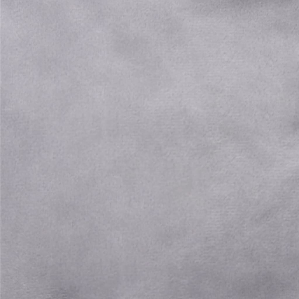 Lettino per Cani Nero e Grigio 79x70x19 cm Peluche e Similpelle