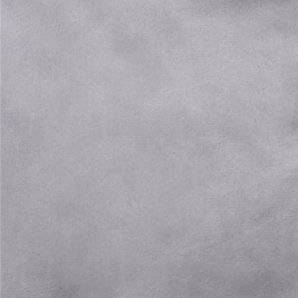 Lettino per Cani Nero e Grigio 99x89x21 cm Peluche e Similpelle
