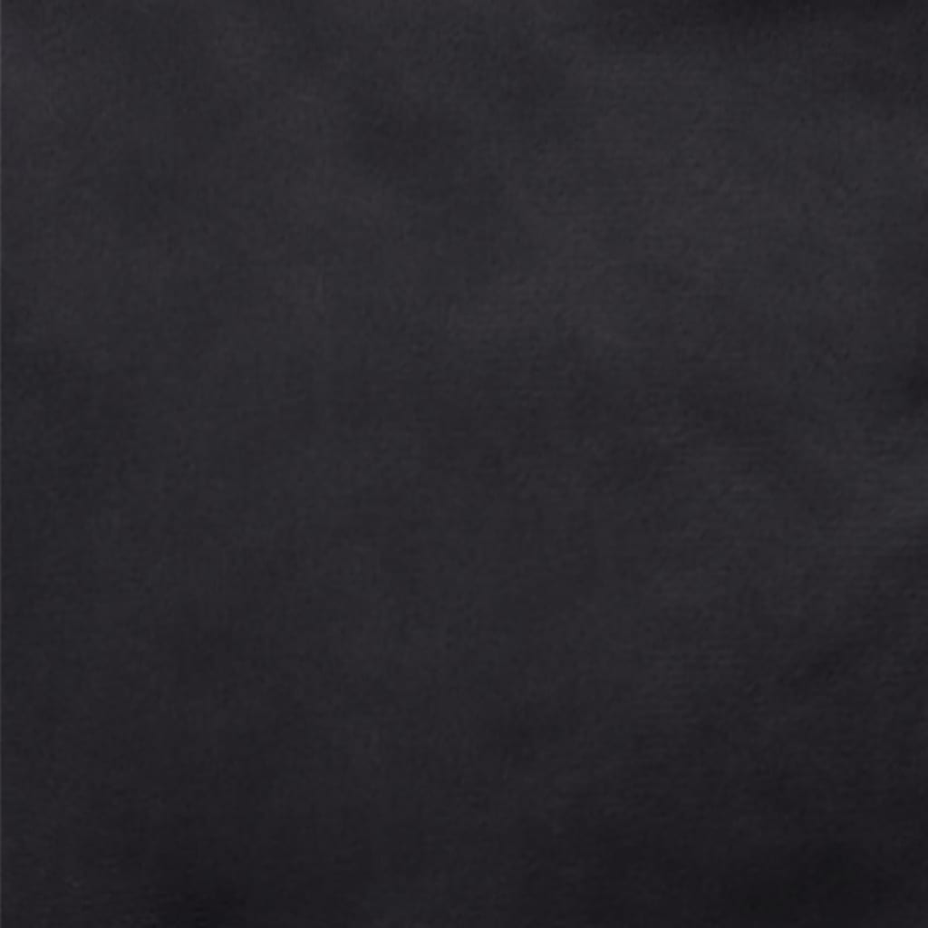 Lettino per Cani Nero 69x59x19 cm in Peluche e Similpelle