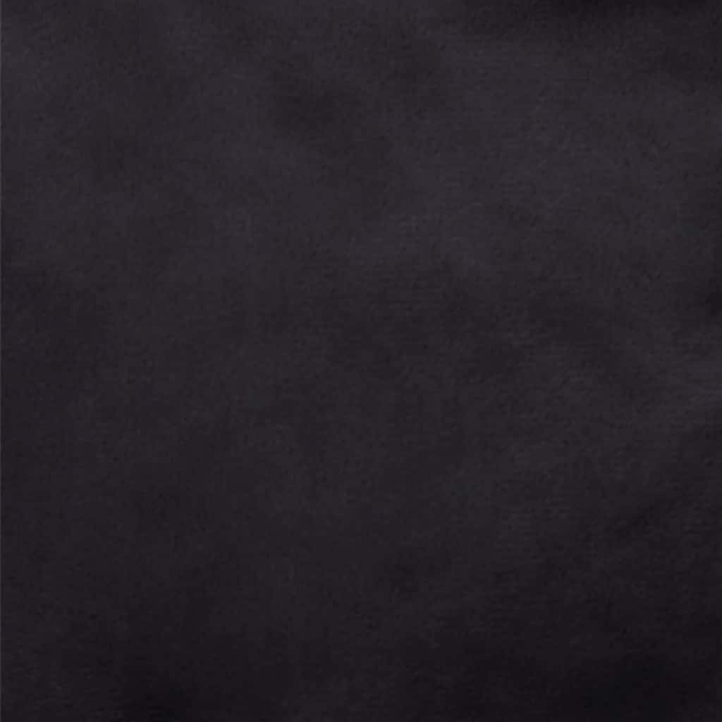 Lettino per Cani Nero 79x70x19 cm in Peluche e Similpelle