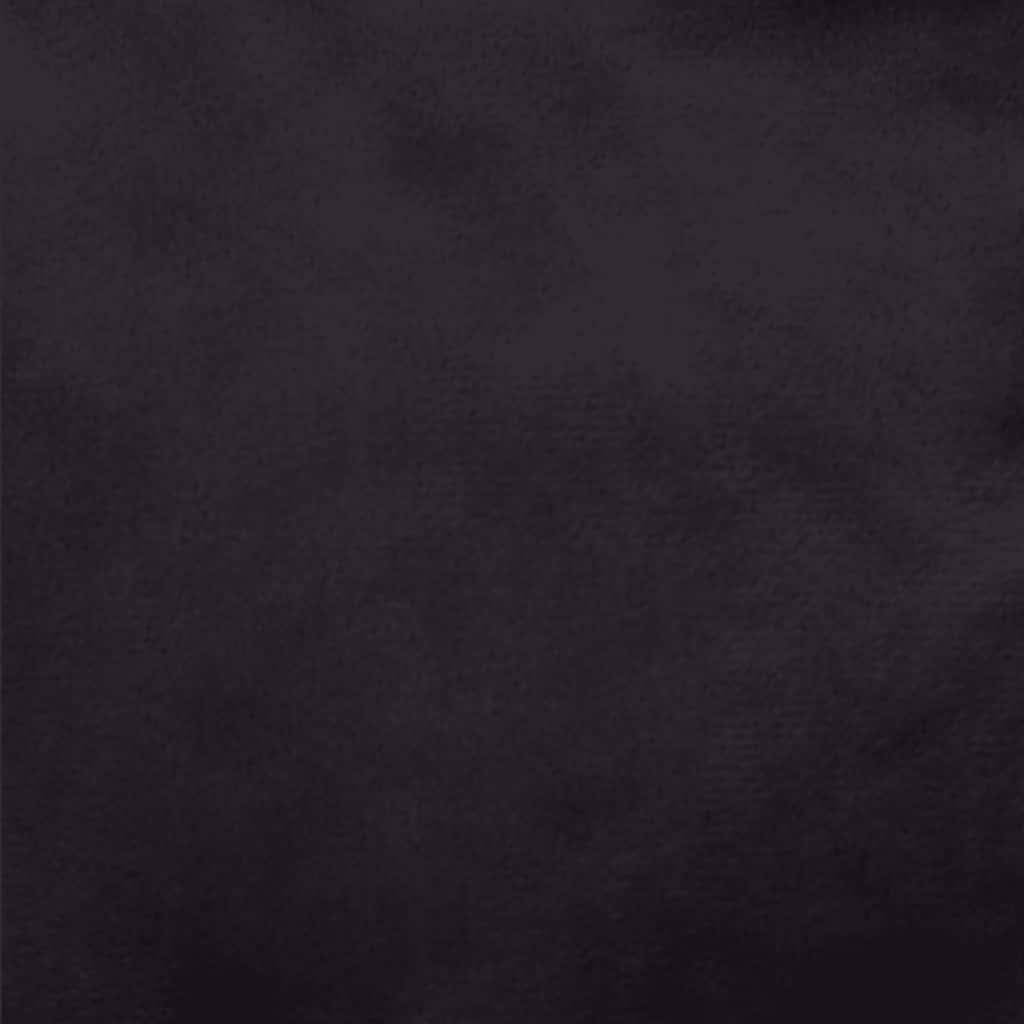 Lettino per Cani Nero 99x89x21 cm in Peluche e Similpelle