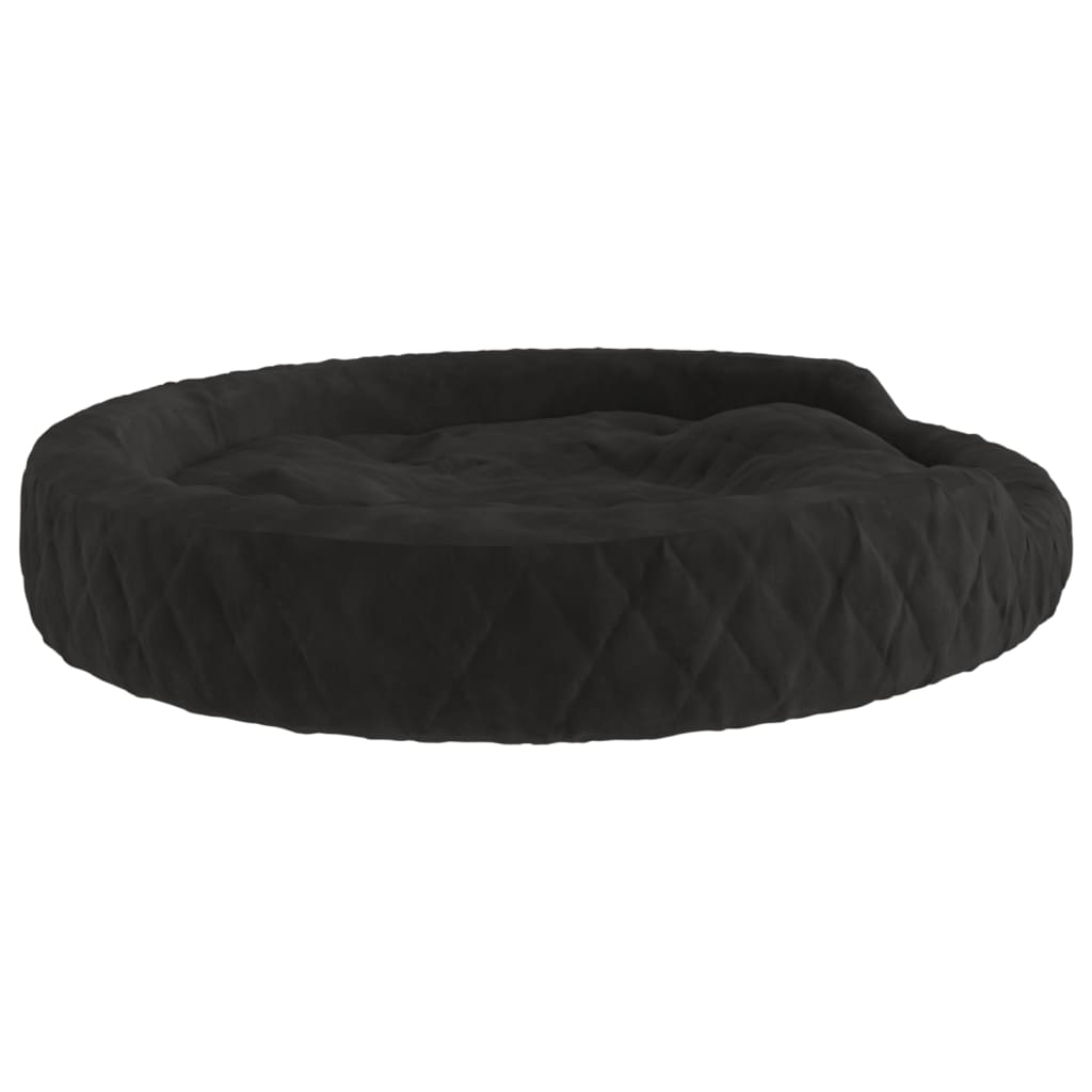 Lettino per Cani Nero 70x55x23 cm in Peluche