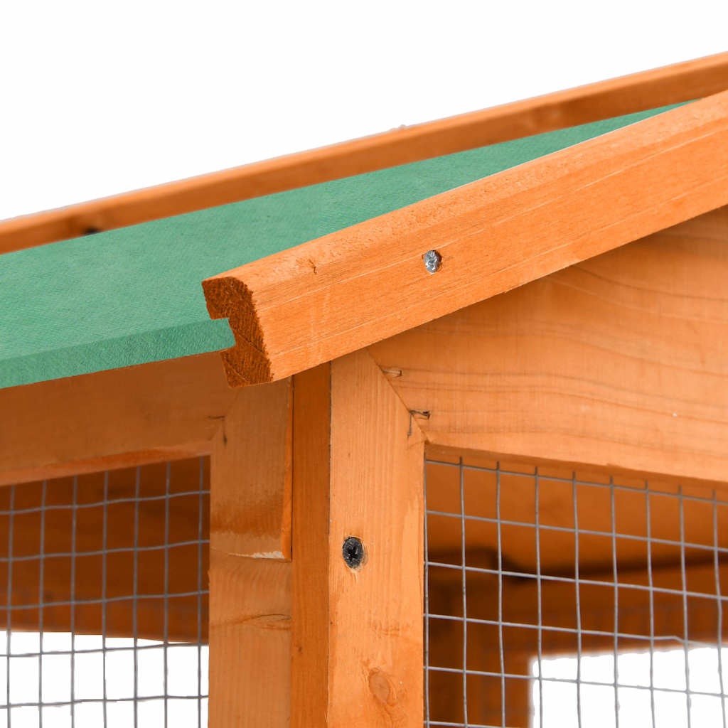 Gabbia per Uccelli 68x62x166 cm in Legno di Abete