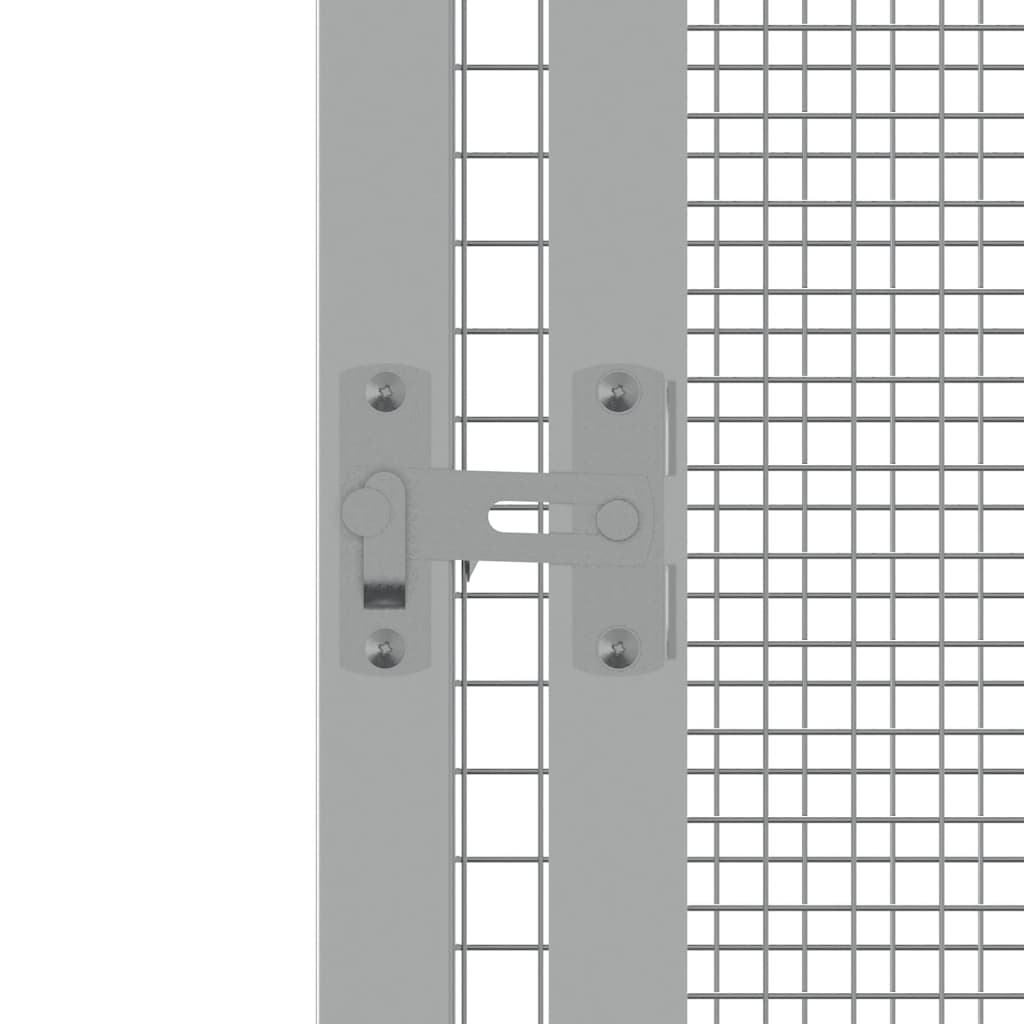 Gabbia Uccelli Antracite 302,5x324,5x211,5 cm Acciaio Zincato