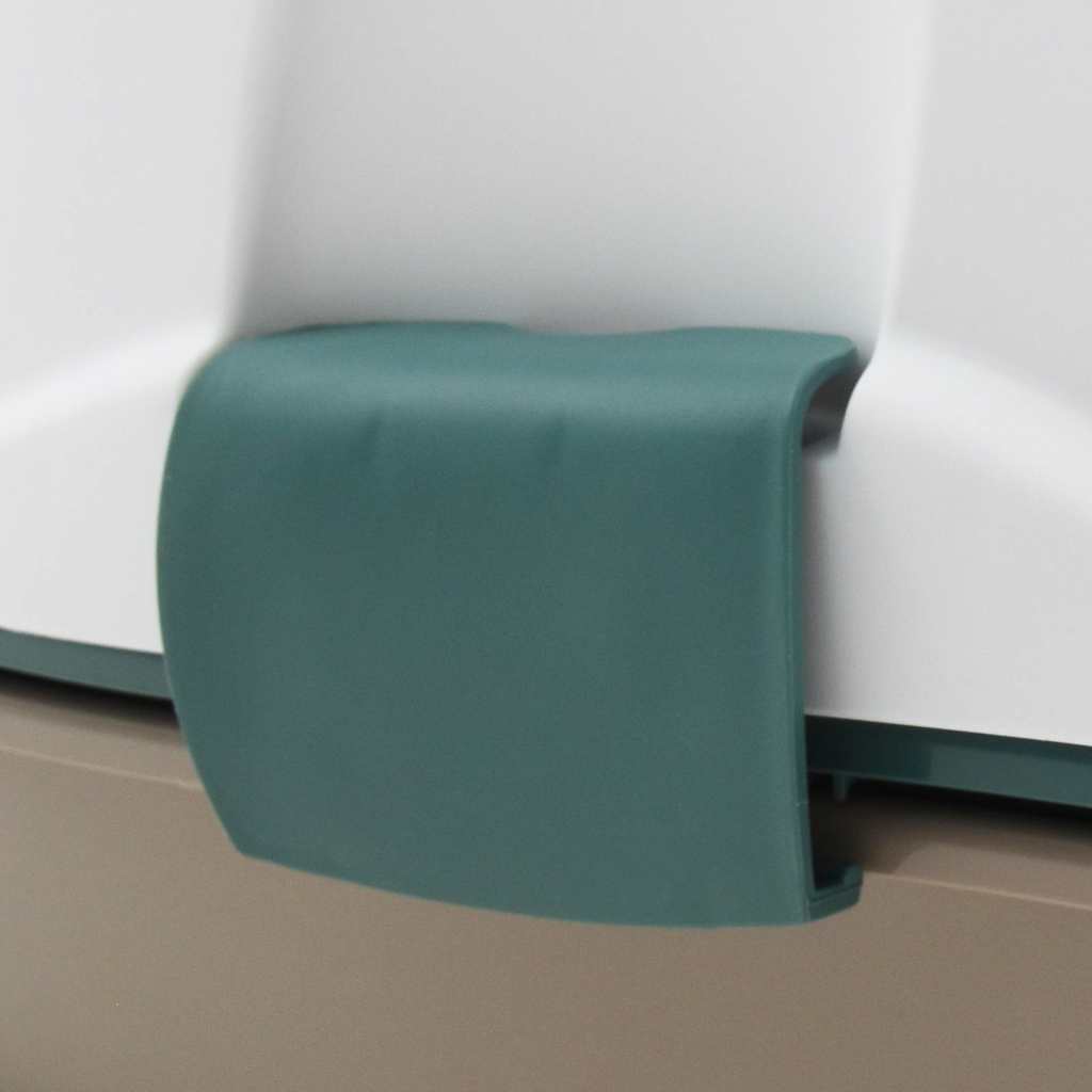 Lettiera Gatti con Copertura Bianco e Marrone 58,5x39,5x43cm PP