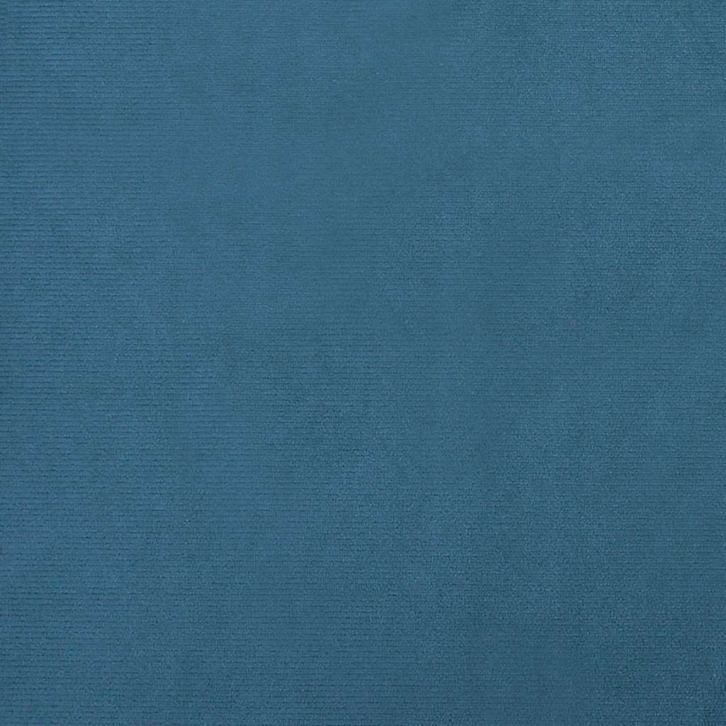 Lettino per Cani Blu 66x40x45 cm in Velluto