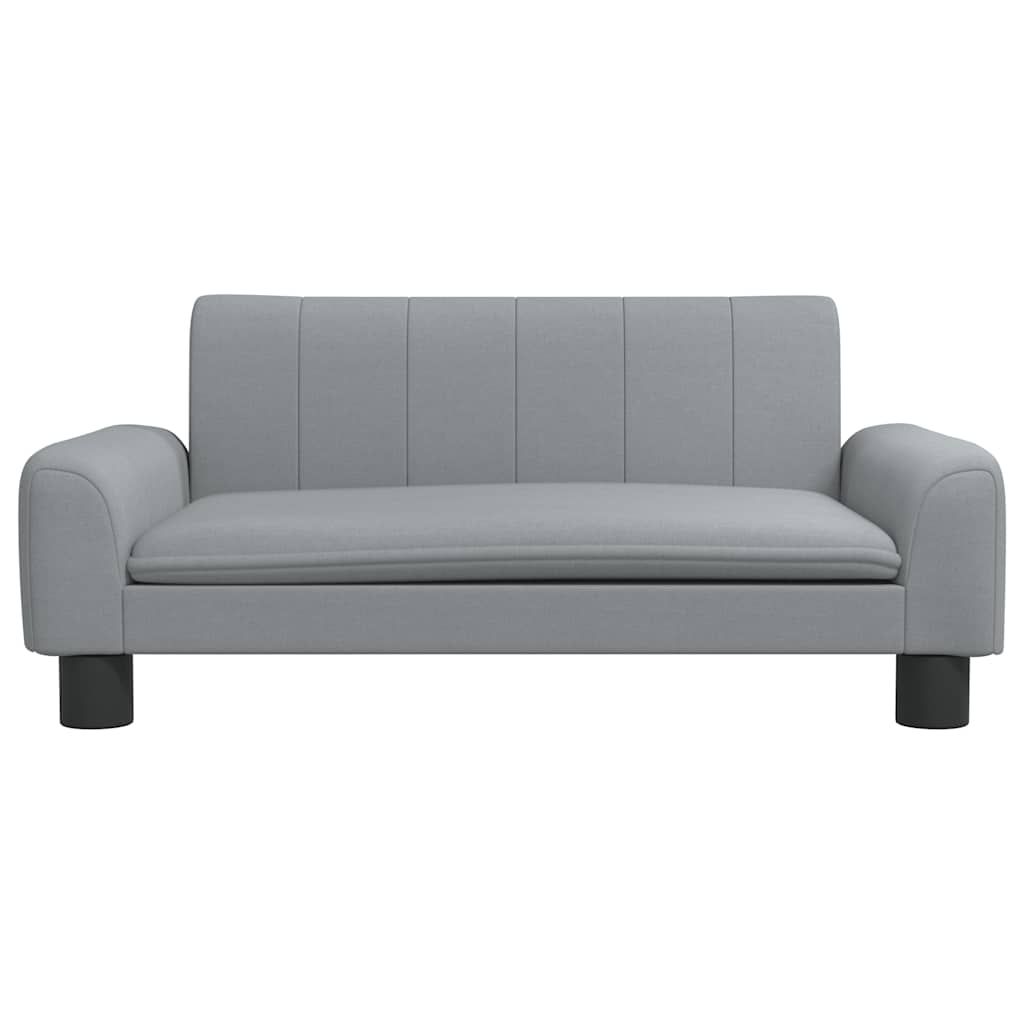 Lettino per Cani Grigio Chiaro 70x45x30 cm in Tessuto