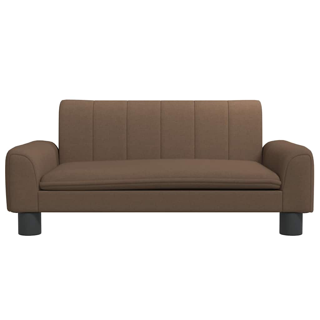 Lettino per Cani Marrone 70x45x30 cm in Tessuto