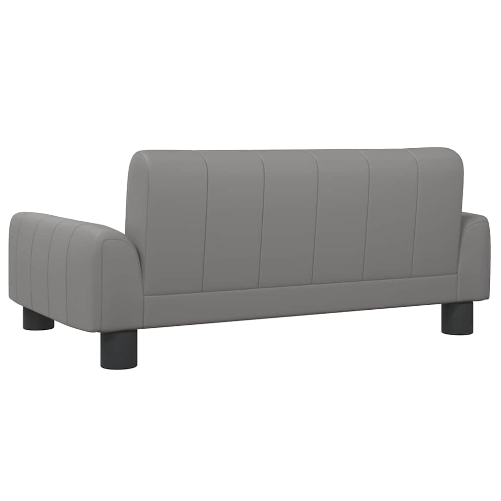 Lettino per Cani Grigio 70x45x30 cm in Similpelle