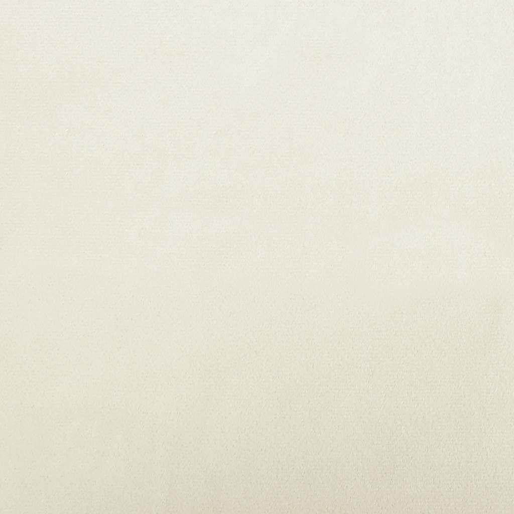 Lettino per Cani Crema 90x53x30 cm in Velluto