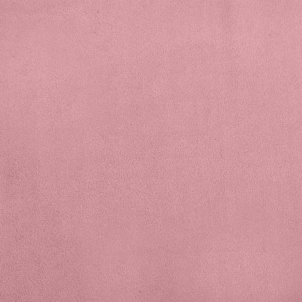 Lettino per Cani Rosa 80x45x30 cm in Velluto