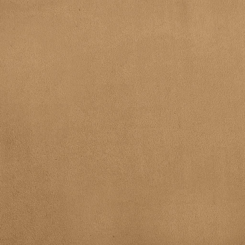 Lettino per Cani Marrone 80x45x30 cm in Velluto