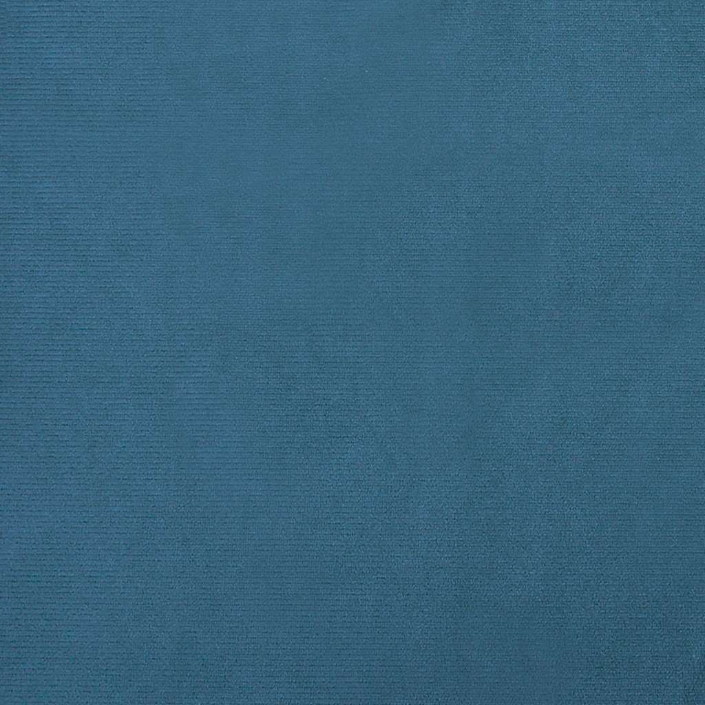 Lettino per Cani Blu 60x40x30 cm in Velluto