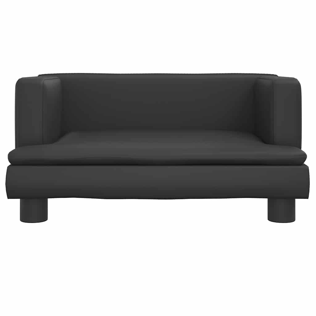 Lettino per Cani Nero 60x40x30 cm in Similpelle