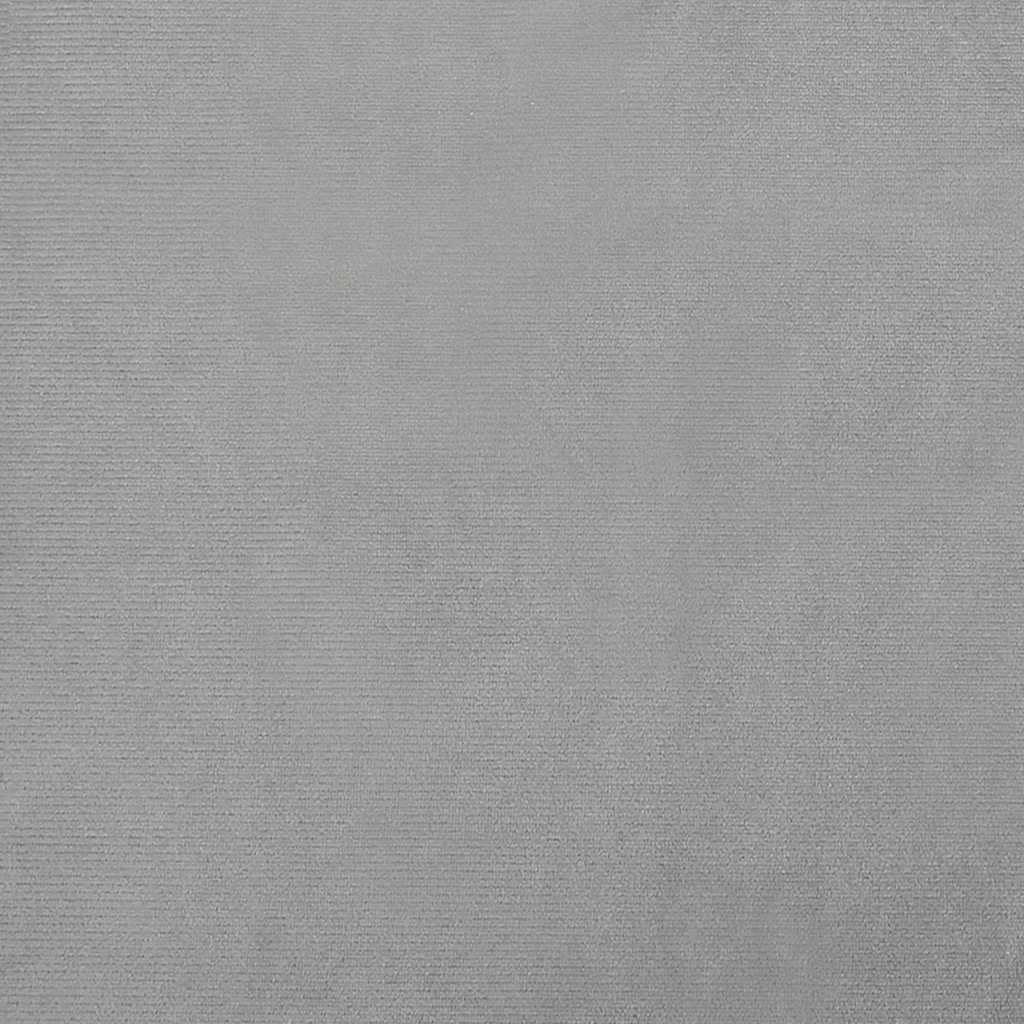 Lettino per Cani Grigio Chiaro 70x45x26,5 cm in Velluto