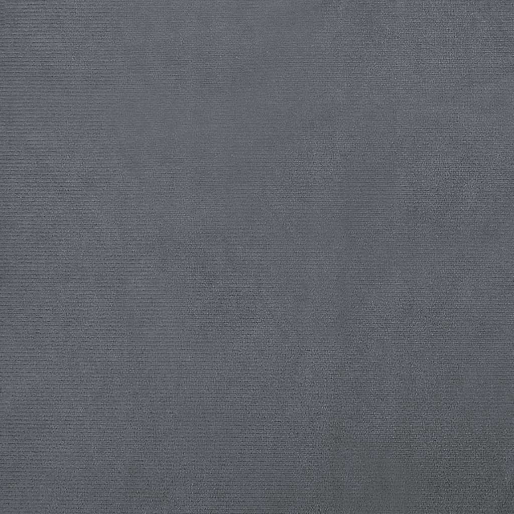 Lettino per Cani Grigio Scuro 70x45x26,5 cm in Velluto