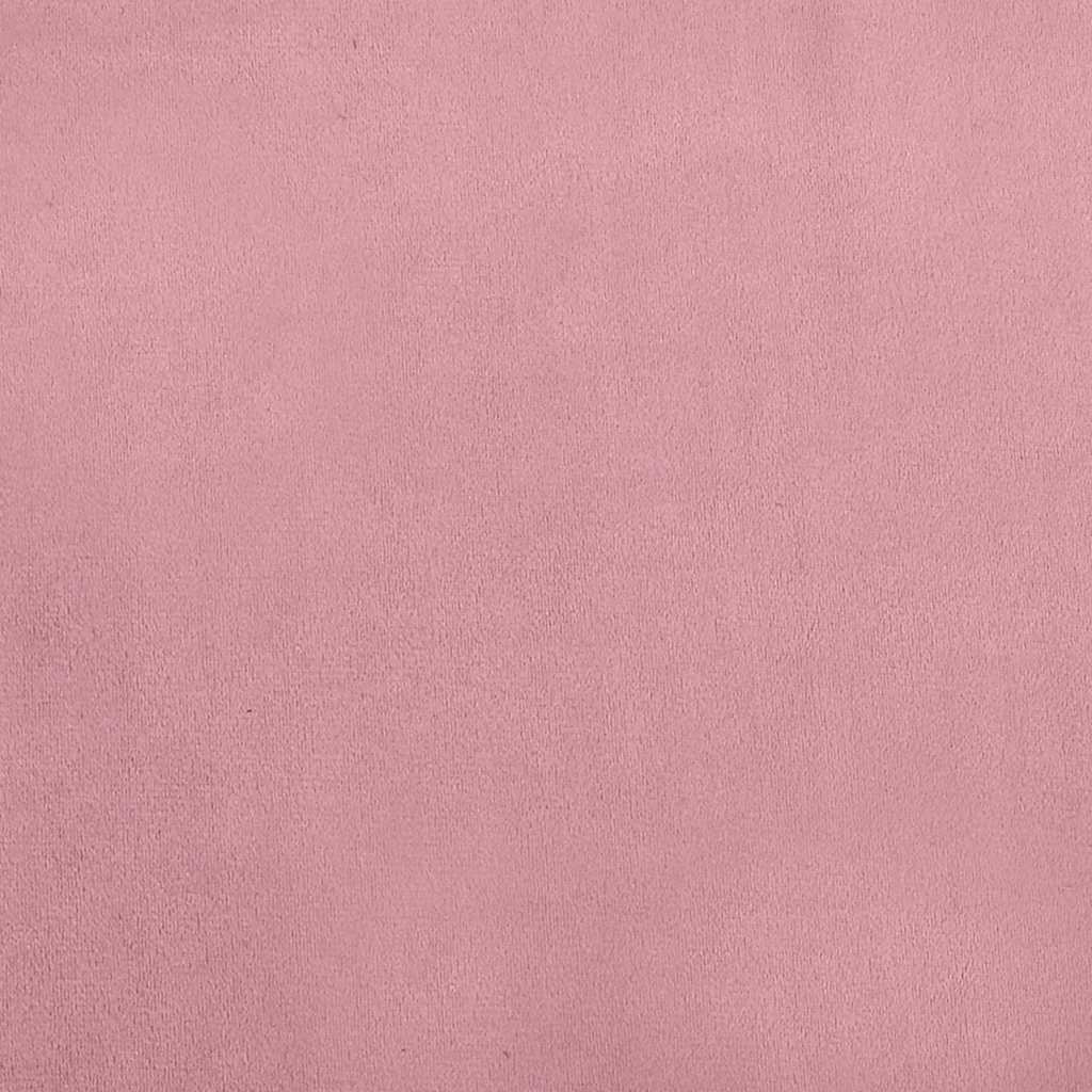 Lettino per Cani Rosa 50x40x26,5 cm in Velluto