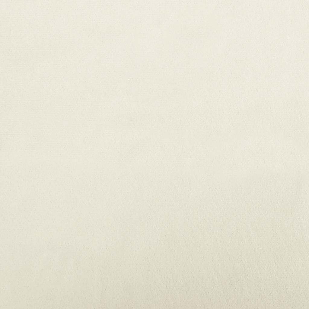 Lettino per Cani Crema 50x40x26,5 cm in Velluto