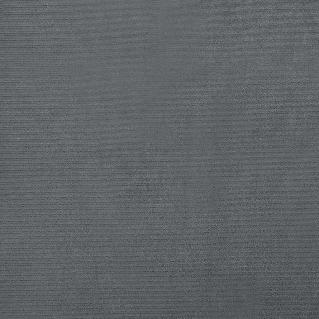 Lettino per Cani Grigio Scuro 70x52x30 cm in Velluto
