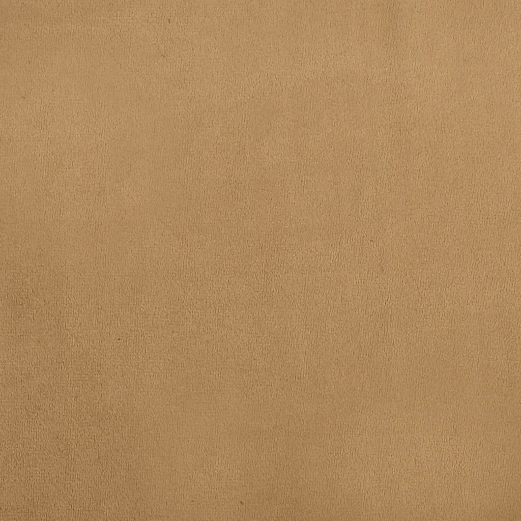 Lettino per Cani Marrone 70x40x24 cm in Velluto