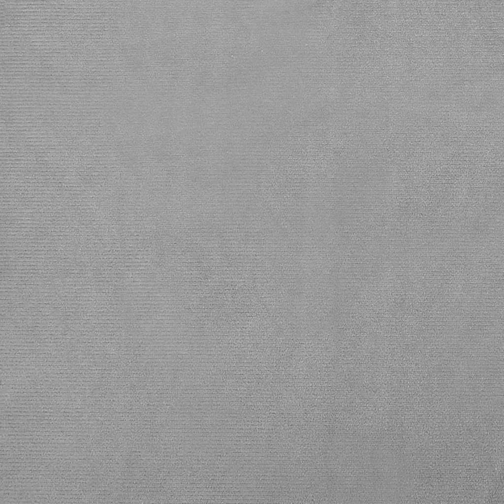 Lettino per Cani Grigio Chiaro 70x45x33 cm in Velluto