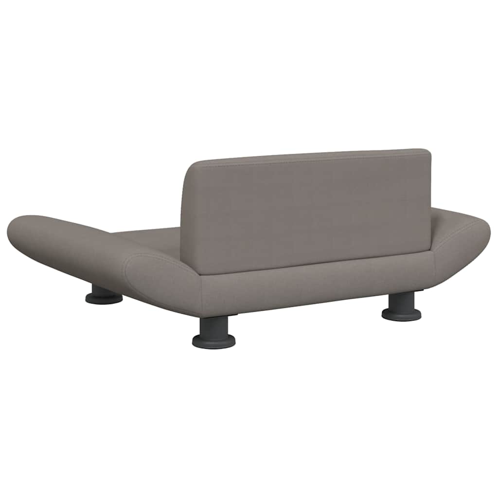 Lettino per Cani Tortora 70x45x28 cm in Tessuto
