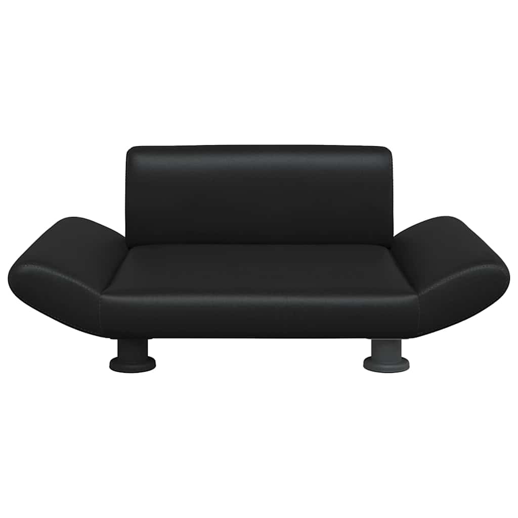 Lettino per Cani Nero 70x45x28 cm in Similpelle