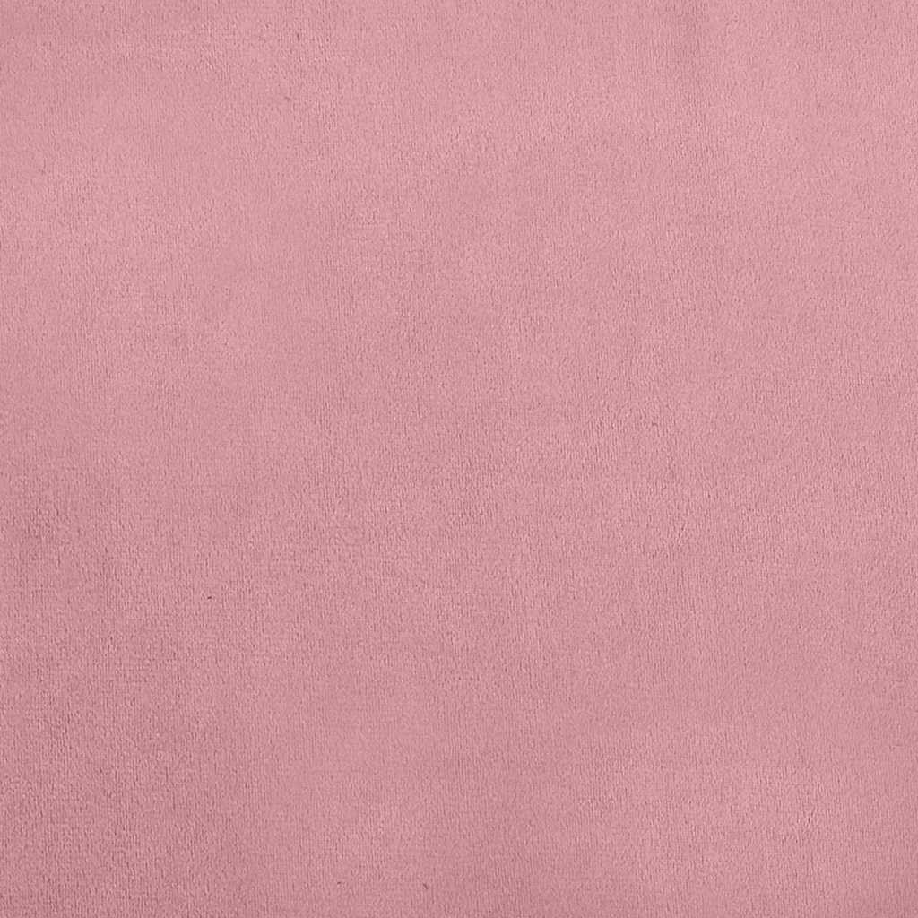 Lettino per Cani Rosa 70x48x22 cm in Velluto