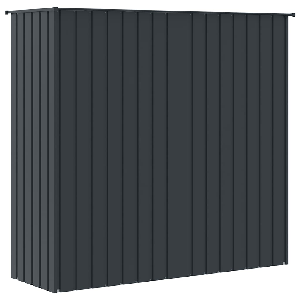 Gabbia per Uccelli Antracite 215x78x200 cm in Acciaio Zincato