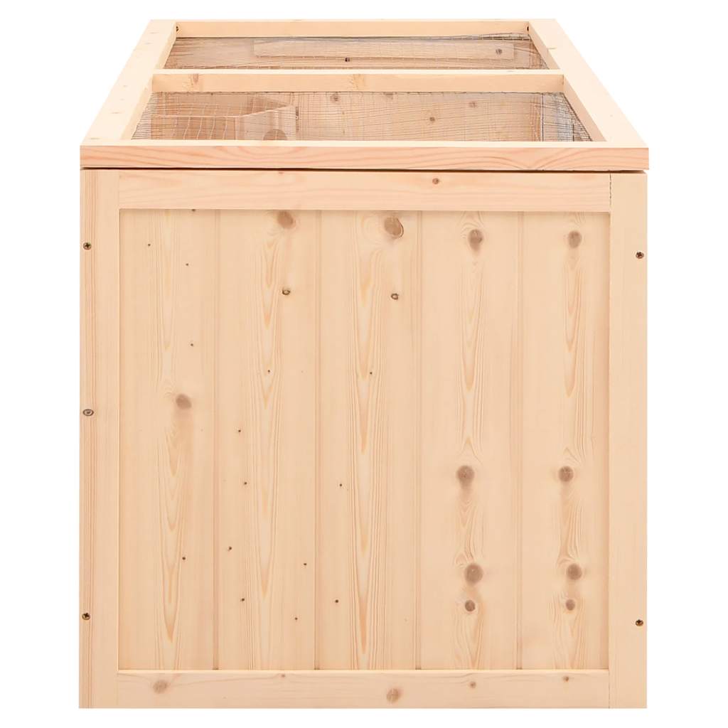 Gabbia per criceti 104x52x54 cm in legno massello di abete