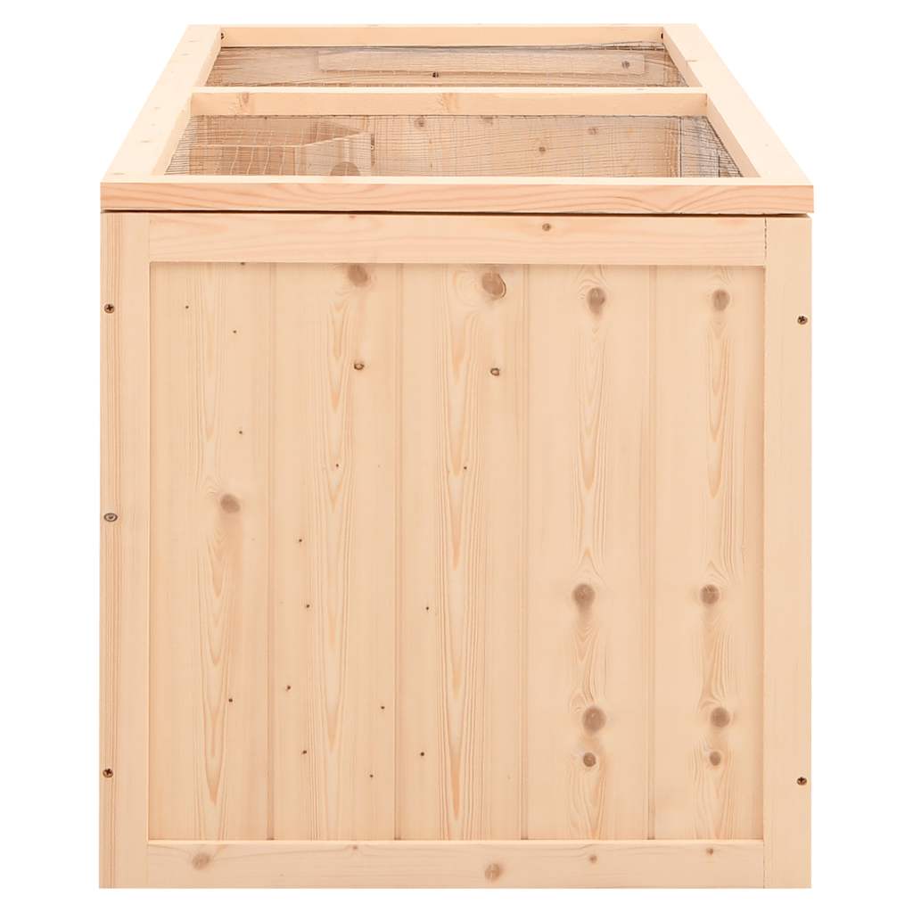 Gabbia per criceti 89,5x45x45 cm Legno massello di abete