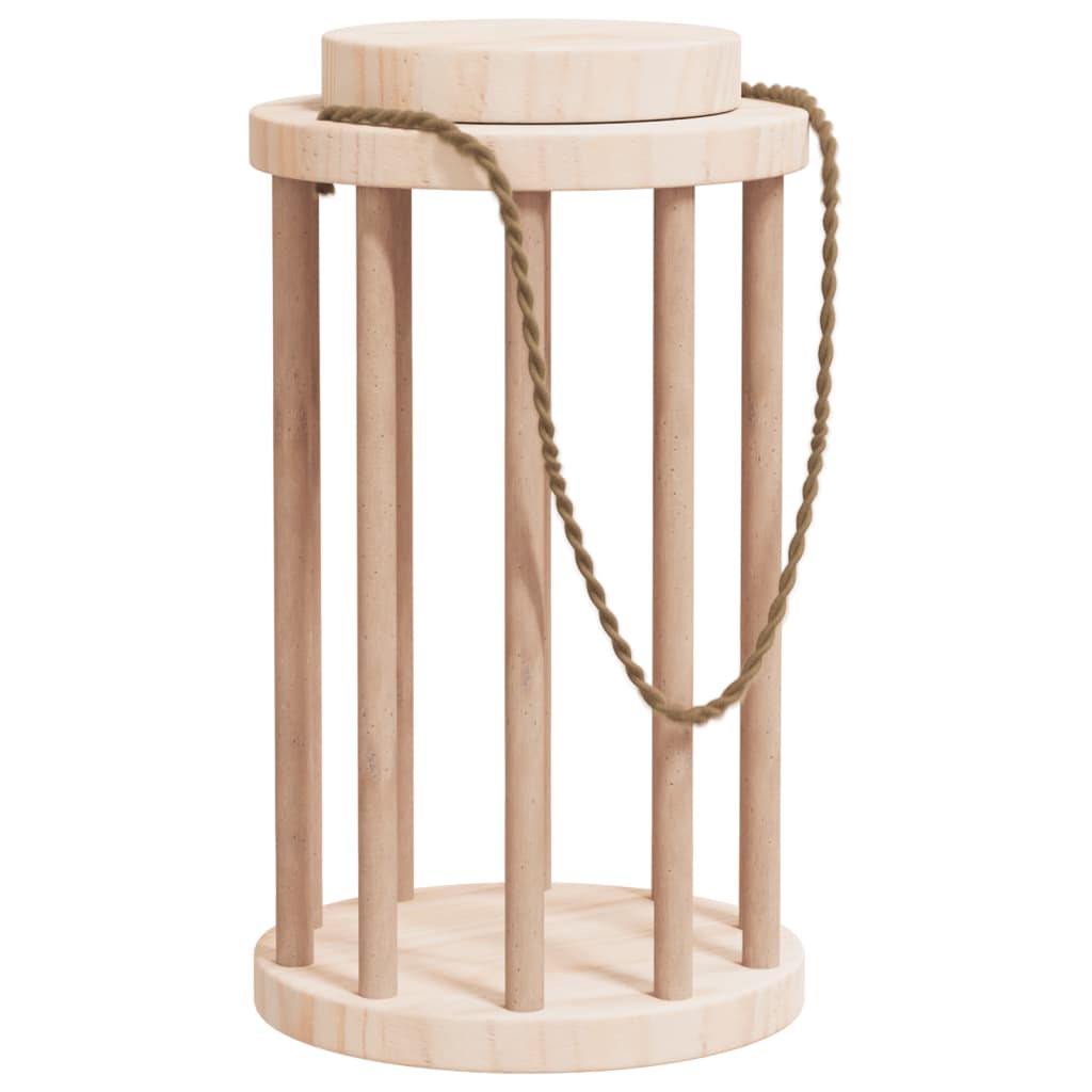 Mangiatoia per Conigli Ø15x25,5 cm in Legno Massello di Abete