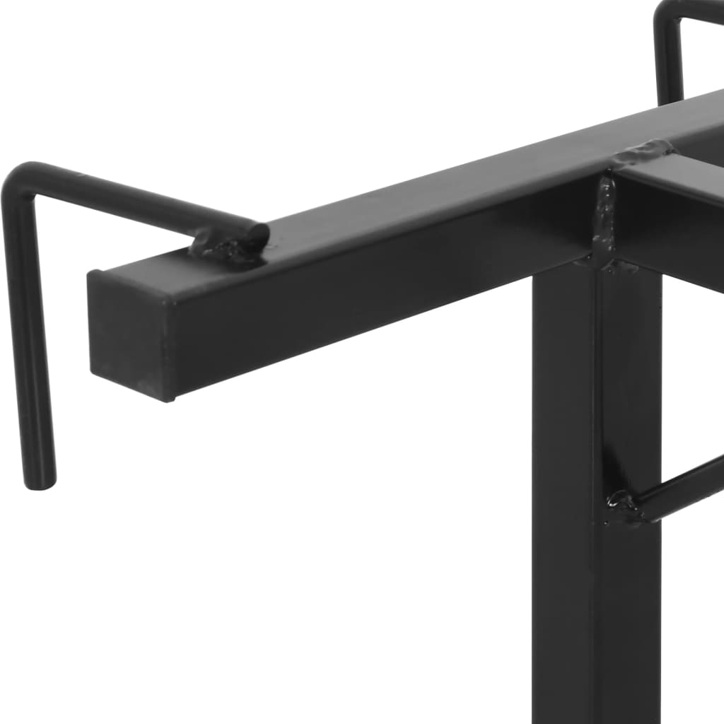 Portasella da Parete Nero in Ferro