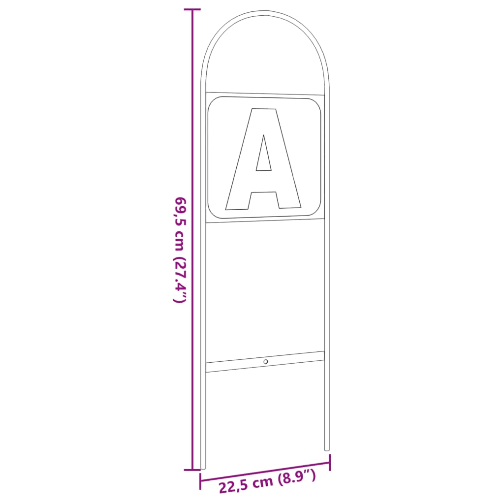 Marcatori da Dressage 12 pz in Acciaio