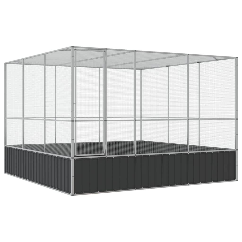 Voliera Argento 311x307x212 cm in Acciaio