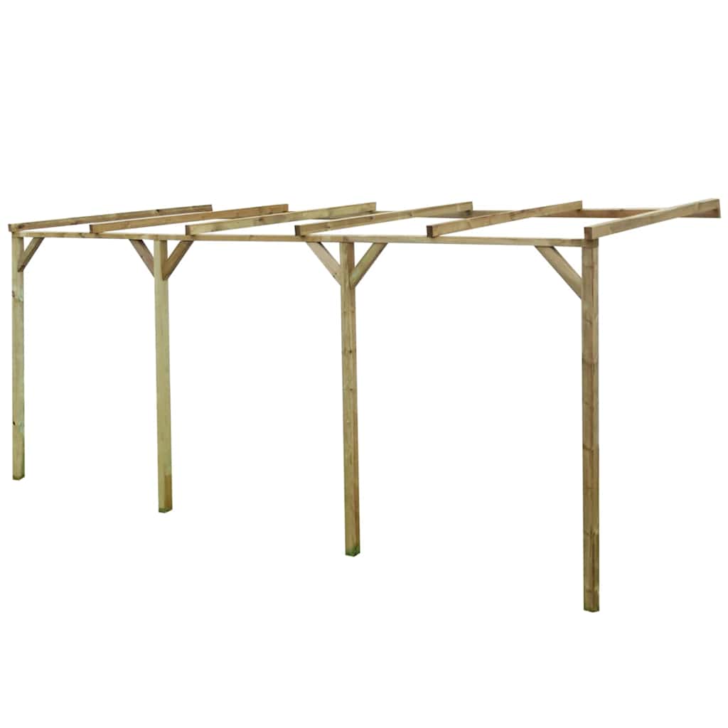Pergola Addossata B-Stock 2x5x2,2 m Pino Massello Impregnato