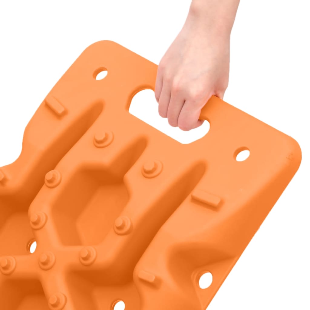 Tavole di Trazione 2 pz Arancioni 107x31x7 cm Nylon
