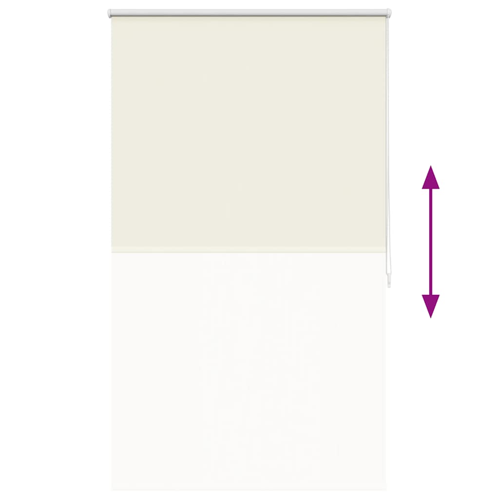 Tenda a rullo oscurante 84,4x175 cm Tessuto Larghezza 80 cm bianco sporco