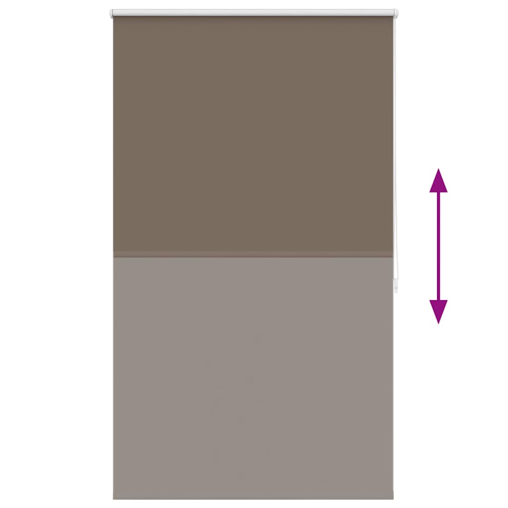 Tenda a rullo oscurante 84,4x175 cm Tessuto Larghezza 80 cm caffè