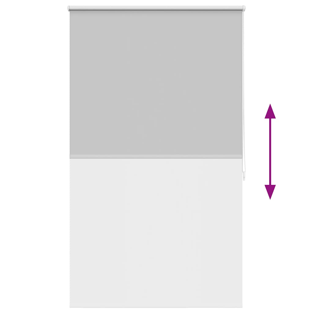 Tenda a rullo oscurante 104,4x175 cm Tessuto Larghezza 100 cm grigio