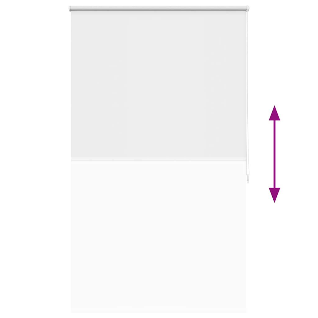 Tenda a rullo oscurante 124,4x175 cm Tessuto Larghezza 120 cm bianco