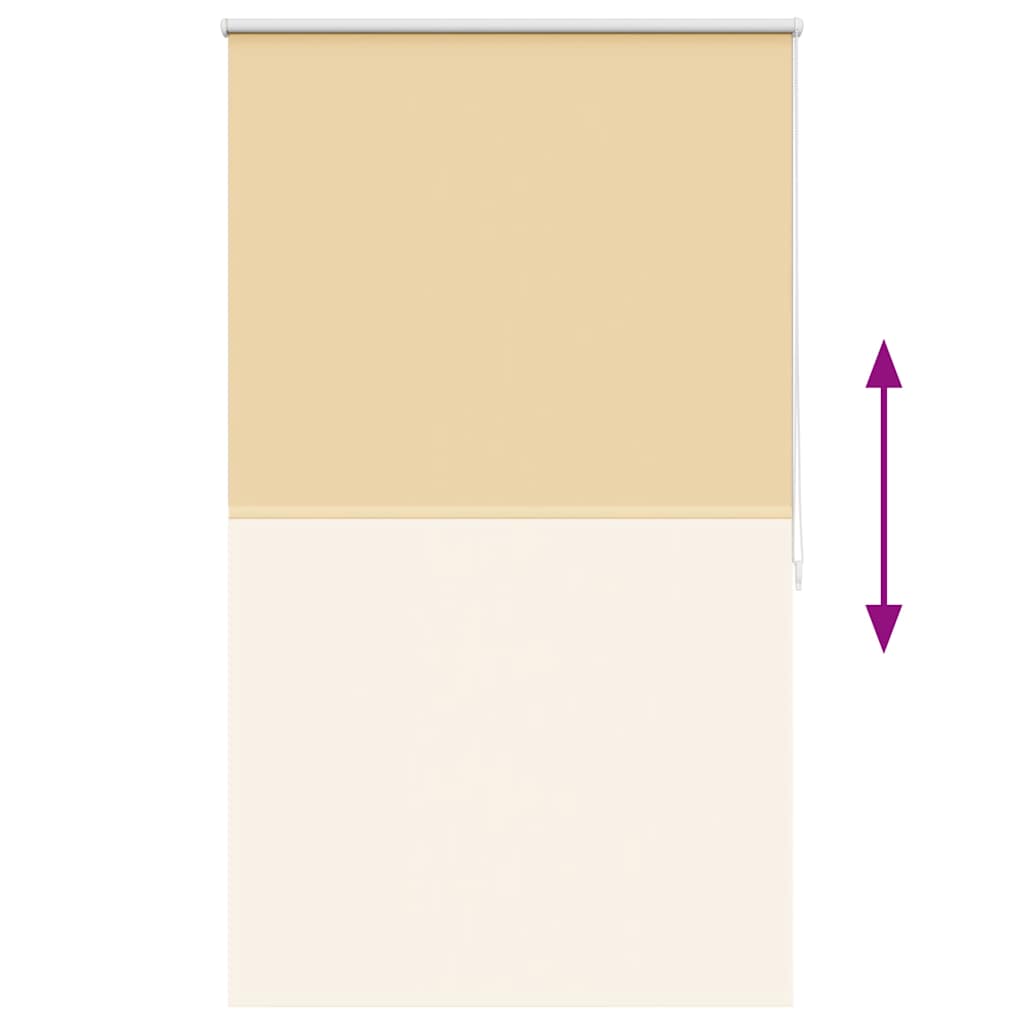 Tenda a rullo oscurante 124,4x175 cm Tessuto Larghezza 120 cm beige