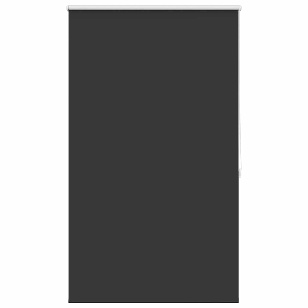 Tenda a rullo oscurante 124,4x175 cm Tessuto Larghezza 120 cm nero