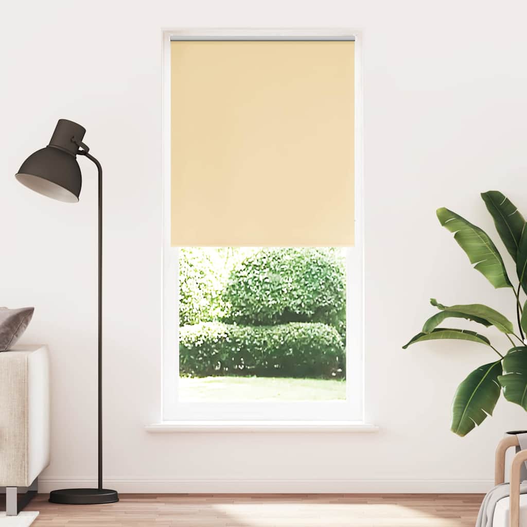 Tenda a rullo oscurante 84,4x230 cm Tessuto Larghezza 80 cm beige