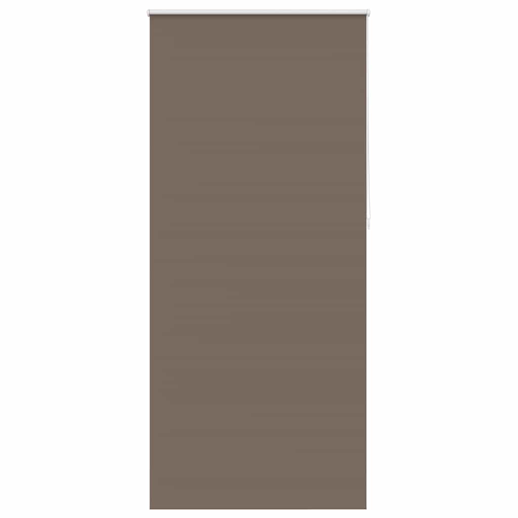 Tenda a rullo oscurante 84,4x230 cm Tessuto Larghezza 80 cm caffè