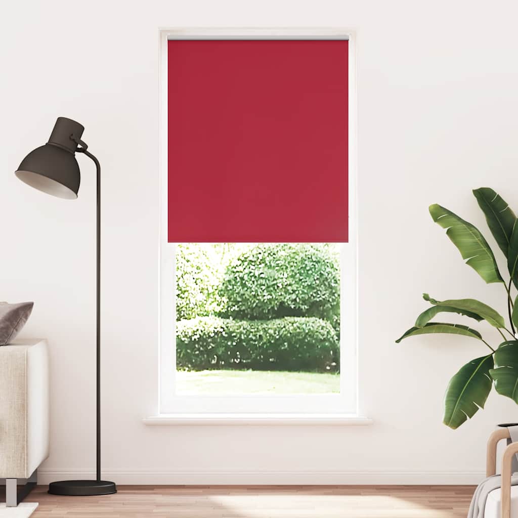 Tenda a rullo oscurante 104,4x230 cm Tessuto Larghezza 100 cm rosso
