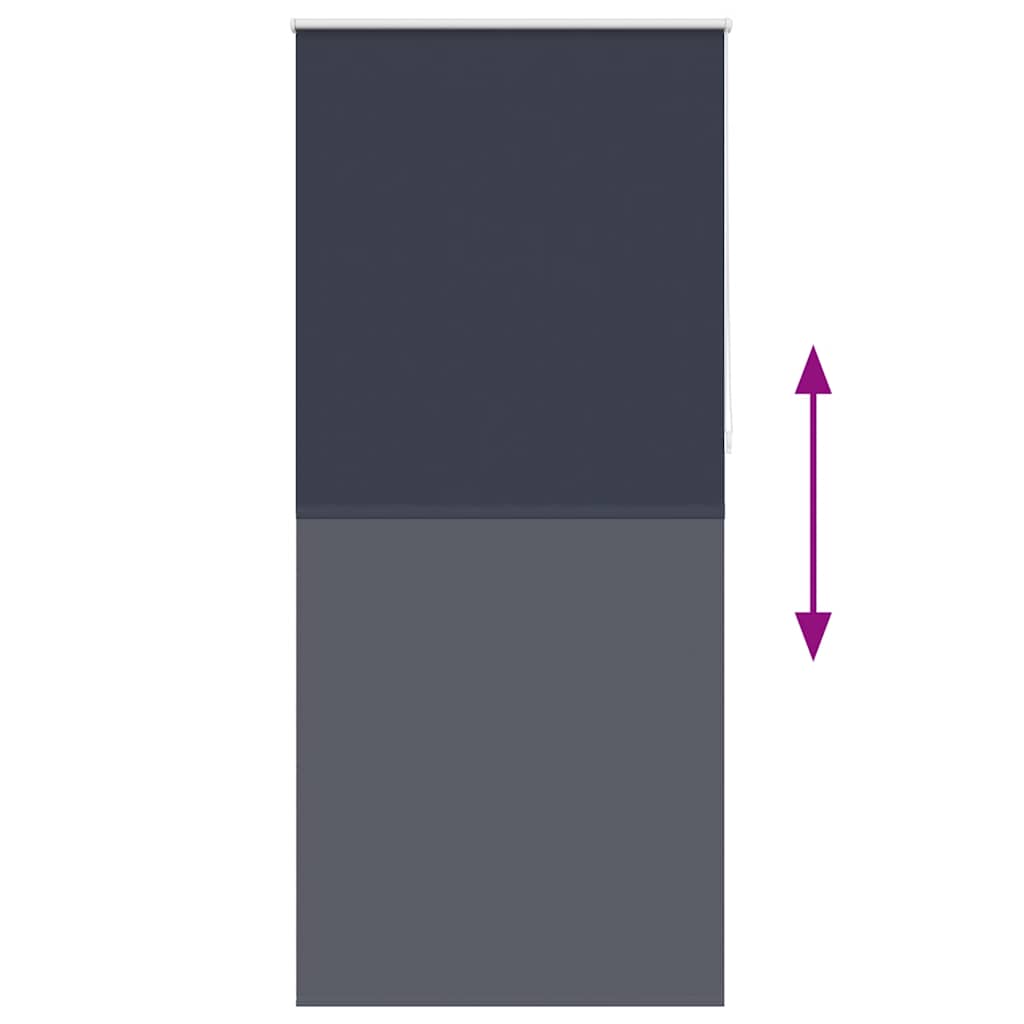 Tenda a rullo oscurante 104,4x230 cm Tessuto Larghezza 100 cm blu marino