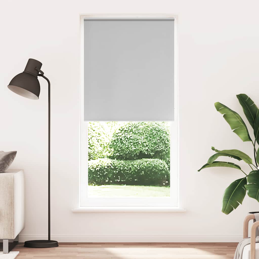 Tenda a rullo oscurante 104,4x230 cm Tessuto Larghezza 100 cm grigio